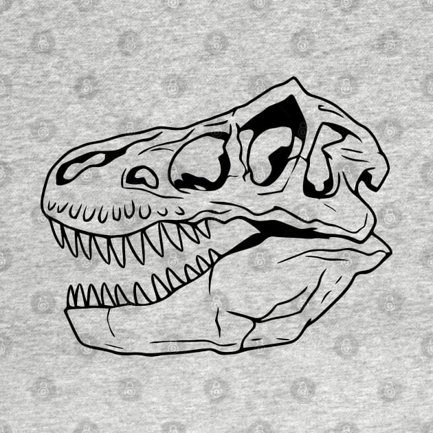 T-Rex Dinosaur Skull by KayBee Gift Shop